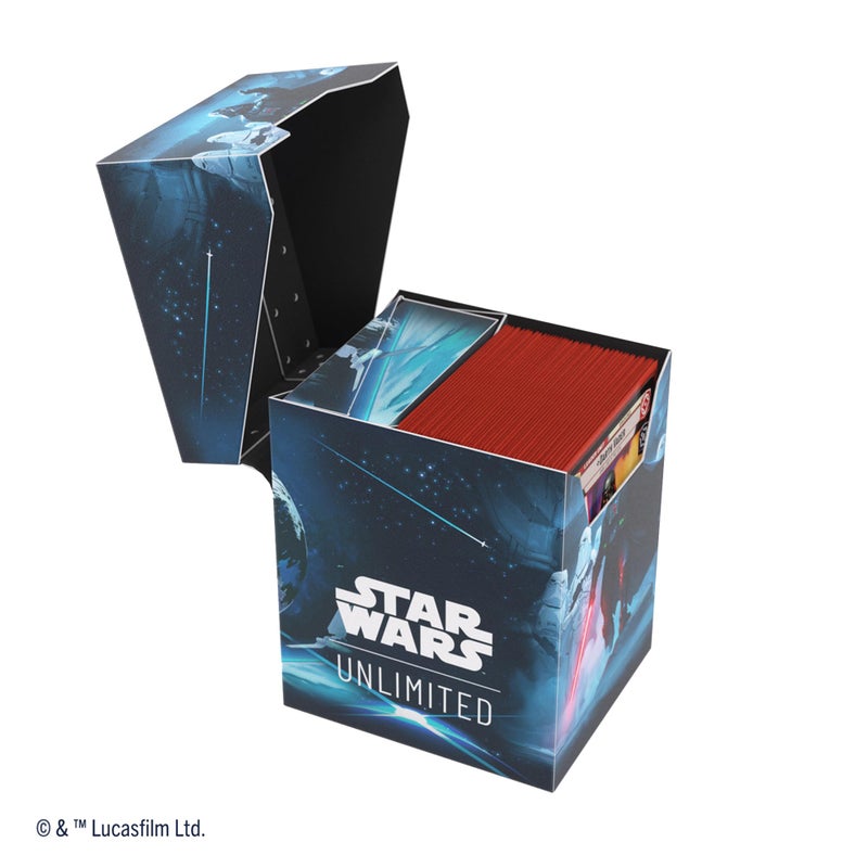 Gamegenic Star Wars Unlimited SOFT CRATE - Full-Color Printed & Officially Licensed Durable Deck Box, Holds 60 Double-Sleeved Cards, Perfect for TCGs and LCGs, Darth Vader Design, Made - Image 4